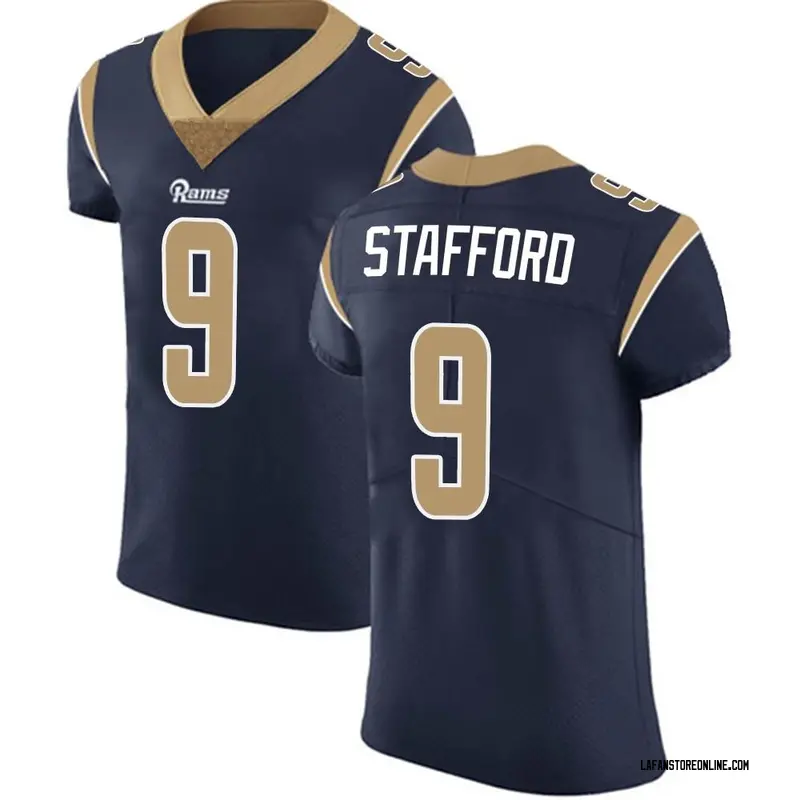 Men's Navy Elite Matthew Stafford Los Angeles Team Color Vapor Untouchable Jersey