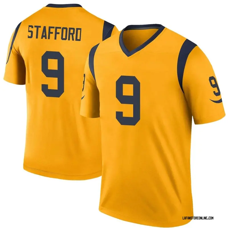 Youth Gold Legend Matthew Stafford Los Angeles Color Rush Jersey